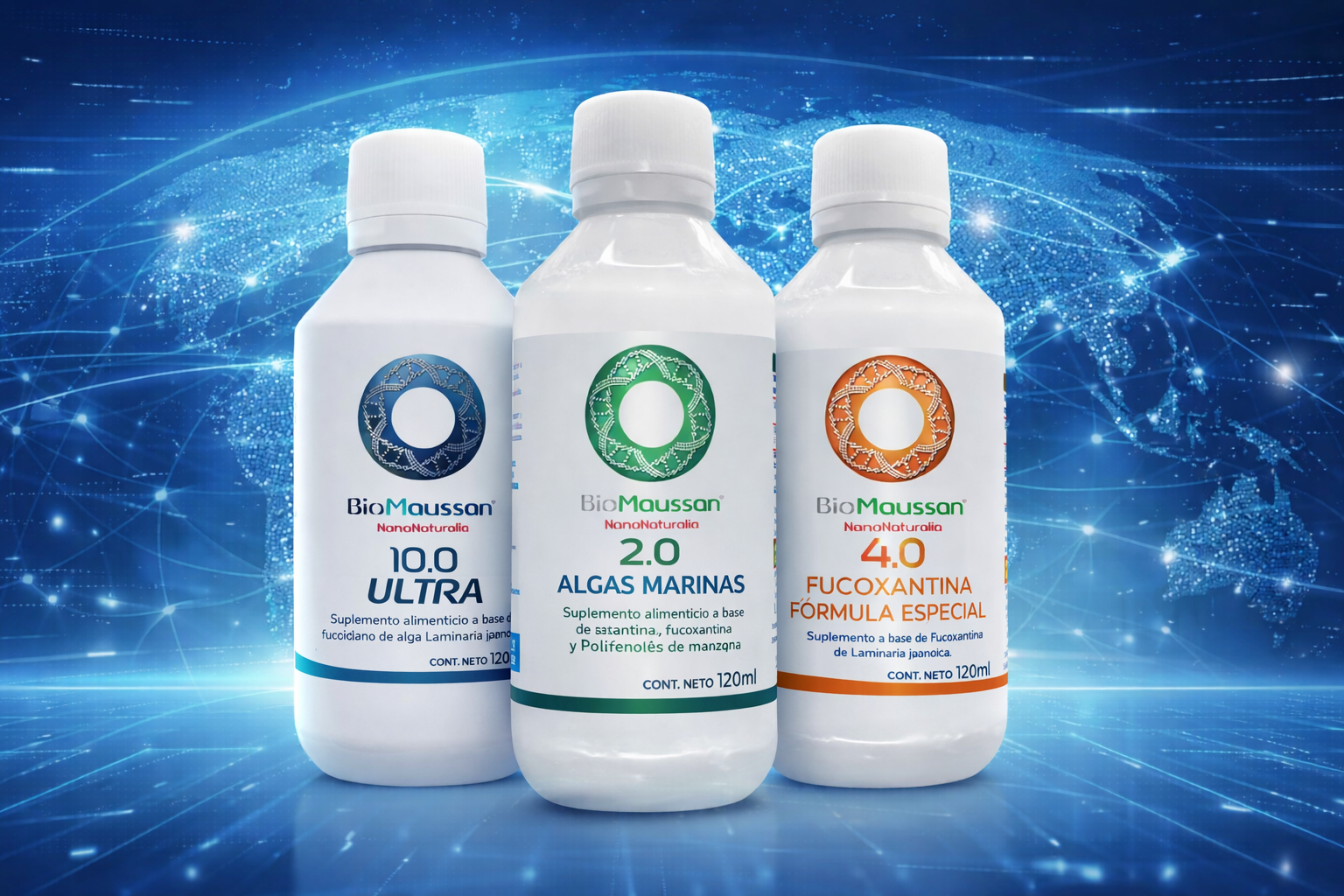 Global wellness vision illustration